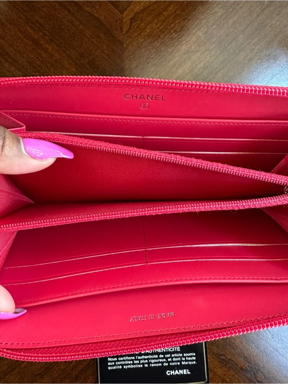 CHANEL Timeless Zip-Around Wallet